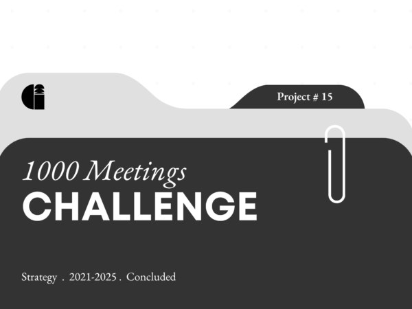 1000 Meetings Challenge